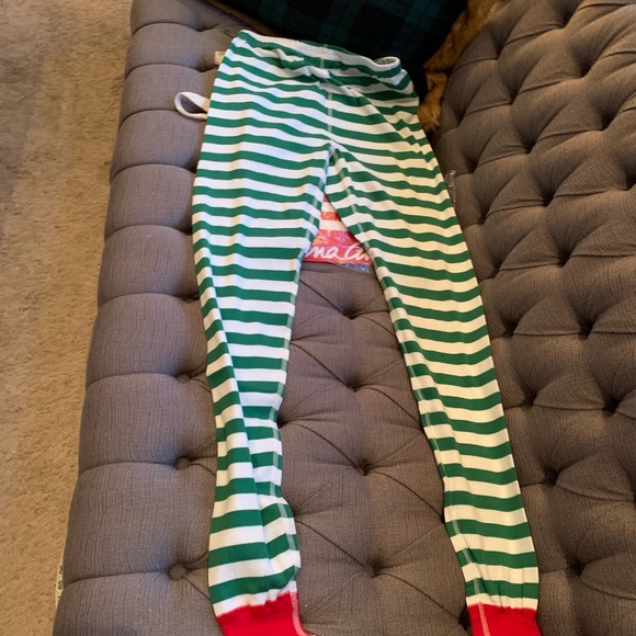 NWT HANNA ANDERSON XS HOLIDAY PJ’S
GREEN/WHITE STRIPES WITH RED SUPERSOFT - Picture 6 of 9